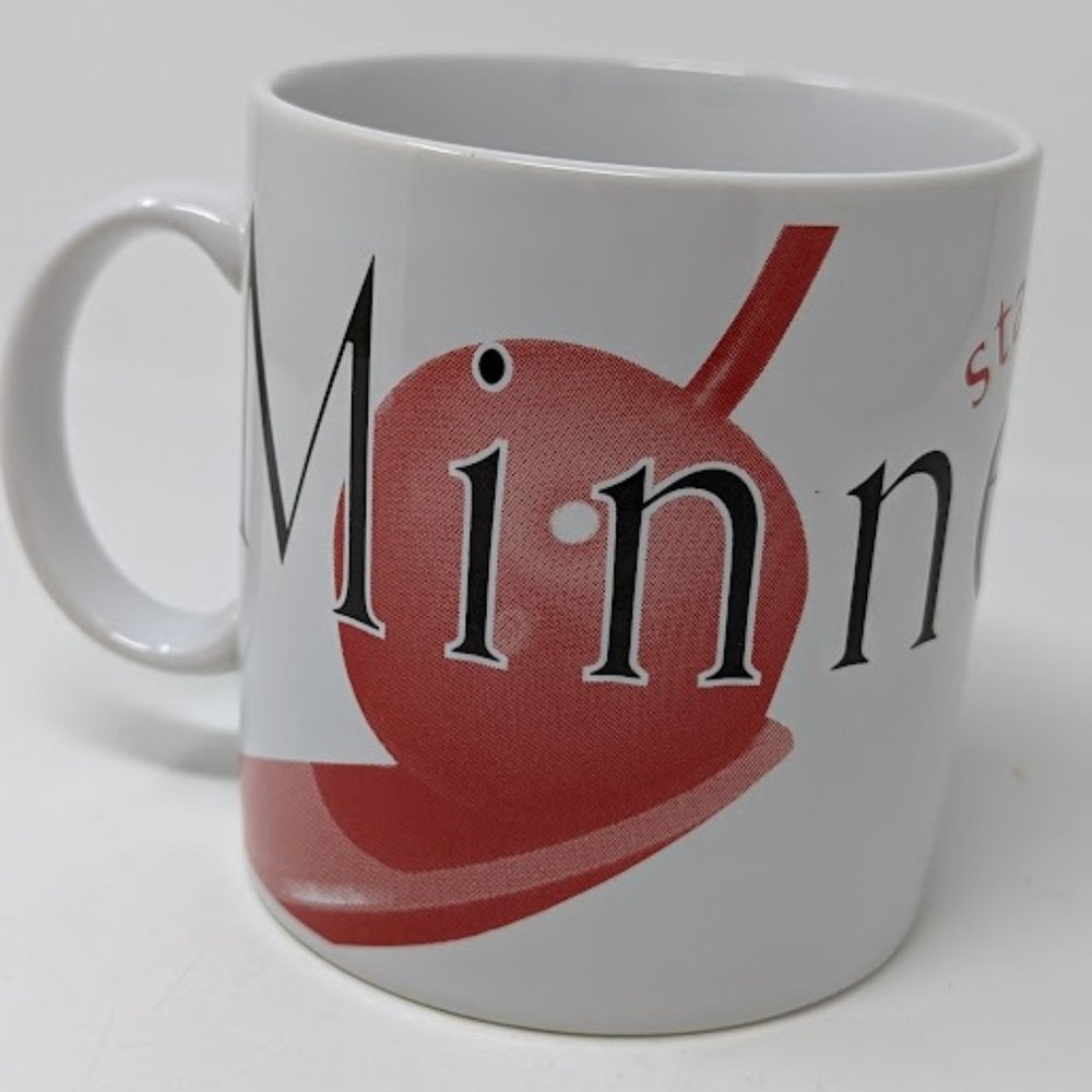 Very Rare Discontinued 1994 Starbucks Minneapolis Spoonbridge & Cherry City Mug